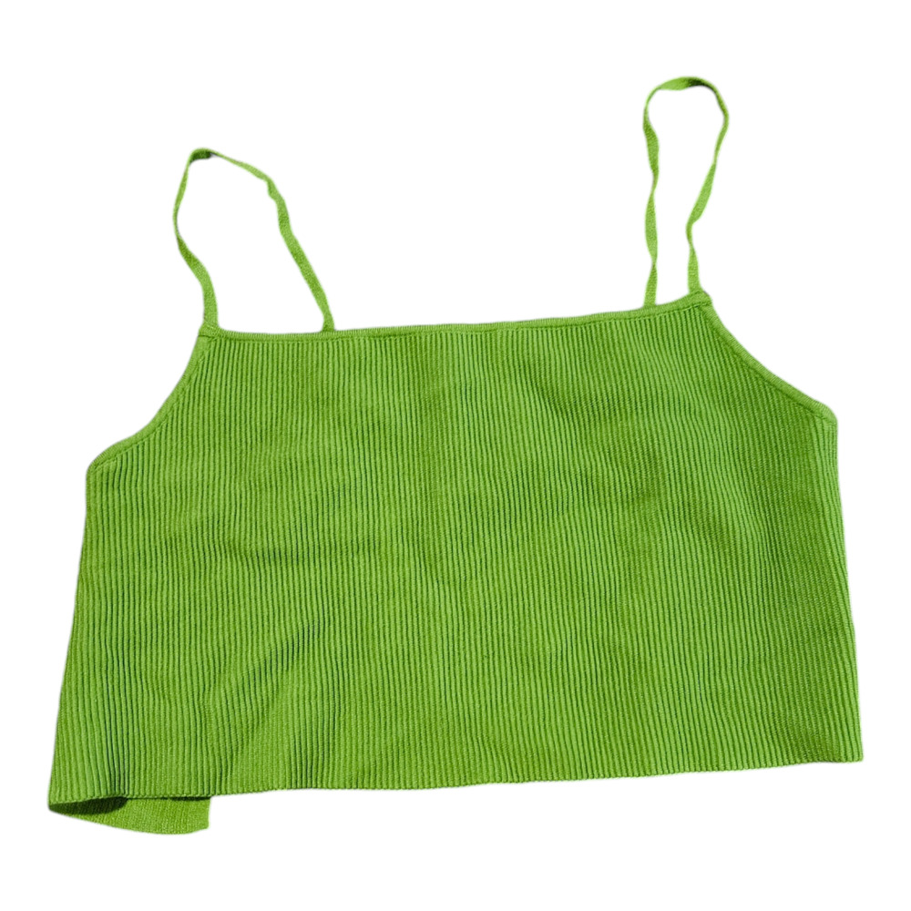 Kendall & Kylie Large Green Sleeveless Tank Top